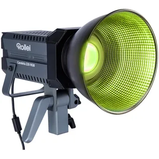 Rollei Candela 220 RGB - 220W LED-Licht für kreative Beleuchtung RGB und Bi-Color, Ultrakompakt & Duale Stromversorgung