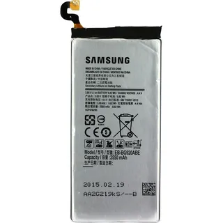 Samsung Akku Original Samsung für Galaxy S6 G920, Typ EB-BG920ABE, 2550 mAh, 3.7V
