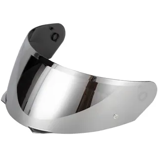 Motorrad Helmvisierlinse, Helmvisierlinse Kompatibel mit HJC HJ-33 I-90 Windschutzscheibe Motorradhelmzubehör Ersatzlinse Ersatzlinse(Rot)(Silver) - Einheitsgröße