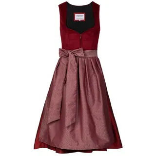 Edelnice Midi Dirndl Luise rot 54