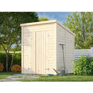 183 x 170 cm Hellgrau Lackiert