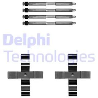 Delphi Zubehörsatz, Scheibenbremsbelag LX0703