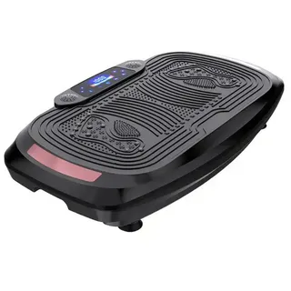 Technofit Vibrationsplatte Multifunktionale Vibrationsplatte für Ganzkörpertraining, 200,00 W, Bluetooth Lautsprecher, Trainingsbänder, Fernbedienung, Eurostecker schwarz