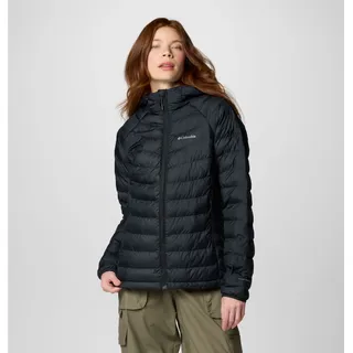 Columbia Powder Lite II Hooded Jacket in schwarz - S