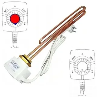 Elektroheizstab 2kW, 3KW - 230V Gewinde 5/4", 6/4" für Boiler/Pufferspeicher (W-3kW Gewinde 6/4")