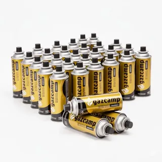 Gazcamp 56 Stück à 227g Gaskartuschen Butan MSF-1A für Gaskocher/Campingkocher - 227g Kartuschen für Camping, Outdoor, Grill