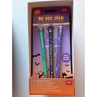 Legami Löschbare Gelstifte Set The BOO Crew 2025 - Erasable Gel Pen Halloween