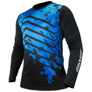 CATCH & KEEP Protection Torwarttrikot - Fußballtrikot Damen, Herren & Kinder - Ellenbogen-Polsterung - atmungsaktives Fußball Trikot - optimaler Schutz - 128