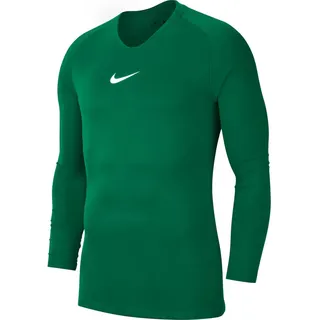 Nike Park Dri-FIT First Layer langarm Funktionsshirt Kinder pine green/white L 147-158 cm