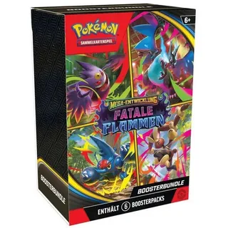 Pokémon Mega-Entwicklung Fatale Flammen 6 Boosterpacks