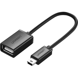 UGREEN Mini Usb-b (stecker) Usb-a (buchse) Ugreen US249, 10 cm, - Grau