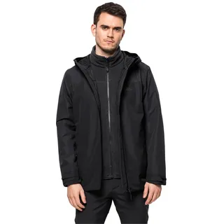 Jack Wolfskin Taubenberg 3in1 Jacke - Black - XL