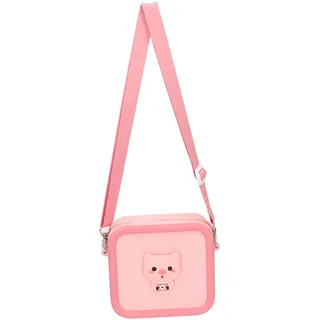 KIMISS Kinder Kamera Tasche Silikon Kinder Kamera Tasche Niedliche Cartoon Tier Dekoration Stoßfest Wasserdicht Große Kapazität Kinder Kamera Trage Tasche (rosa Schwein), KIMISSbc4m6x7as2-12