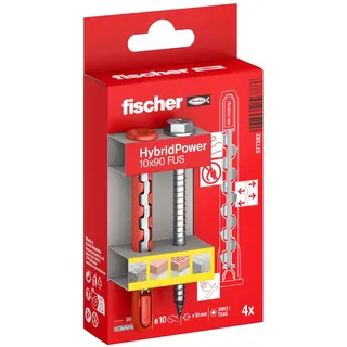 Fischer HybridPower Dübelset 90 mm 4 Stück