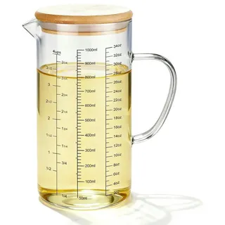luxuskollektion Messbecher Transparent, Glas, Backen, Backhelfer, Messbecher