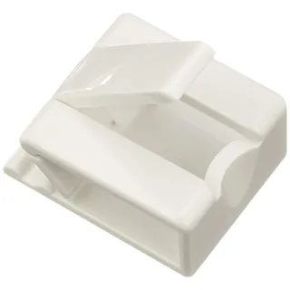 KLEINE WOLKE Klammer für Duschvorhang weiß 2