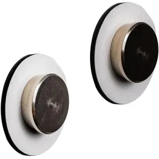 silwy Smart Magnet-Pins inkl. Metall-Nano-Gel-Pads, silber/weiß