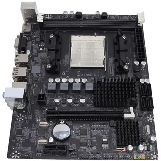 Gaming Motherboard, AM3 Socket A78SD3 Computer Motherboard mit 16 GB DDR3 -Speicher, 4 3.0 -Ports, 100 Mbit/S Ethernet, VGA und -Ausgabe für für Richland -Prozessoren
