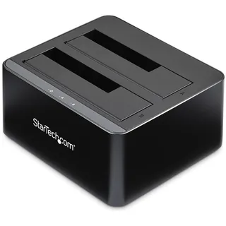 Startech StarTech.com SATA Festplatten Dockingstation für 2x 2,5/3,5" SATA SSDs/HDDs - USB 3.0
