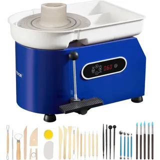 Vevor Töpferscheibe Keramik Rad Maschine 28 cm 450 W mit Pedal