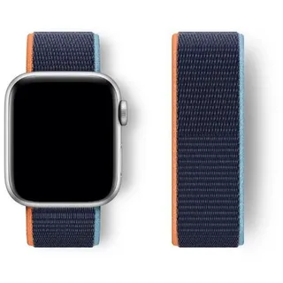 SmartUP Smartwatch-Armband für Apple Watch 10 9 8 7 6 5 4 3 2 1 SE Ultra Nylon Sport Ersatzband, kompatibel mit allen Apple Watch Modellen, atmungsaktives Nylon blau