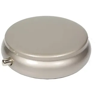 Sepilo Taschenascher CEPP Mini Aschenbecher Taschenaschenbecher mit Ablage ideal für die Reise - Mini Pocket Ashtray (Silber Satin)