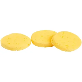Rayher 3824100, normale, mittlere Porung, gelb, ø, 7 cm, 3 Stück