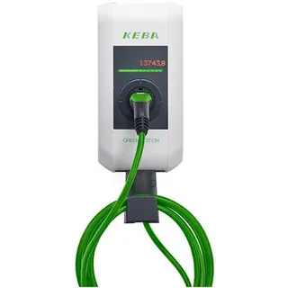 KEBA KeContact P30 Dienstwagen-Wallbox Typ 2 (11 kW, 16 A) - 6 m Kabel