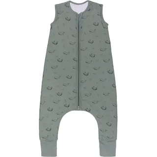 fillikid Babyschlafsack mit Beinen, TOG 0,5, für den Sommer und Raumtemperatur über 24° grün