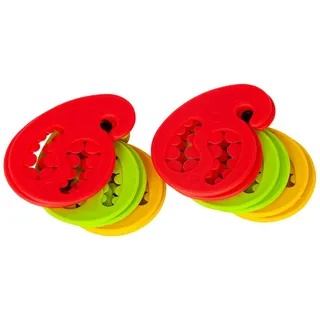 Gravidus 12er Set Sockenhalter Socken Wäscheklammer Aufhänger Klammer Halter Silikon