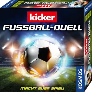 Kosmos 684563 Kicker Fußball Duell - Macht euer Spiel! Taktisches Brettspiel für 2 Personen mit den Fussballprofis vom Kicker Magazin, ideal als Fußball Geschenk für Kinder ab 8 Jahren