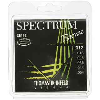 Thomastik Saiten für Akustikgitarre Spectrum Bronze Series nickelfrei Satz SB112 medium light .012-.054