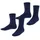Socken Multipack K So Baumwolle einfarbig 2 Paar Blau 35-38