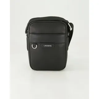 Lacoste Ossian Umhängetasche Leder Black