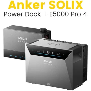 Anker SOLIX Solarbank 4 E5000 Pro inkl. SOLIX Power Dock 5 kWh