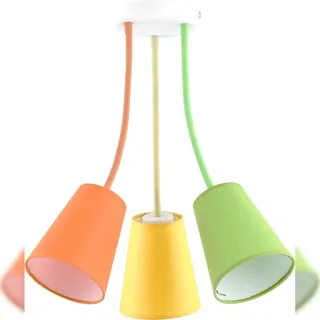 Licht-Erlebnisse Deckenlampe Orange Gelb Grün flexibel,