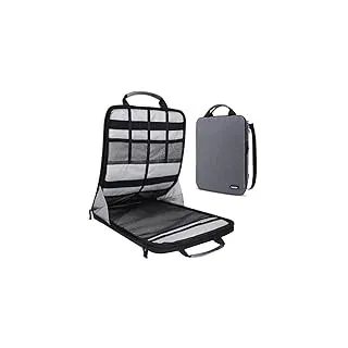 iCozzier Laptop Umhängetasche, 13-13.3 Zoll Laptop Tablet Hülle horizontal und vertikal mit Griff und abnehmbarer Schultergurt für 13.3" Macbook/Notebook/11 iPad Pro 2020