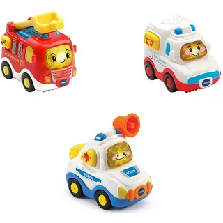 VTech Electronics Tut Tut Baby Flitzer - 3er Set Einsatzfahrzeuge