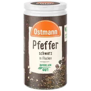 Ostmann Gewürz, Ostmann Schwarze Pfeffer Flocken intensiver Geschmack Packung 25g