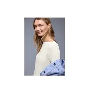 STREET ONE Shirt in Rippstruktur - Weiß