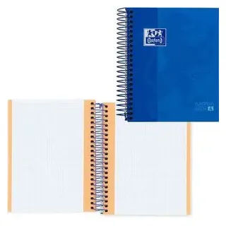 Oxford Collegeblock European Book kariert DIN A6 farbiger Rand, 1 Block