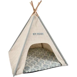 Heim Haustier-Tipi-Zelt My Home 68 cm x 68 cm x 80 cm