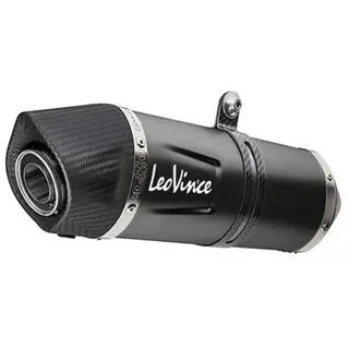 LeoVince Lv One Evo Black Edition Beta Rr 4t 125 Lc/rr Motard 4t 125 Lc 21-22 Ref:14401eb Stainless Steel&carbon Homologierter Schalldämpfer - Black - Homologated