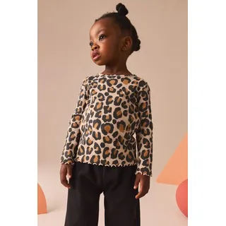 Next Langarmshirt Langärmeliges Feinripp-Shirt (1-tlg) bunt 80 (12M)