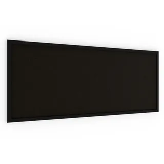 ALLboards Pinnwand, Schwarz, Holz, 100x40x1.5 cm, Holzrahmen – Pinnwände