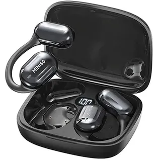 MINISO MS162 Ki Übersetzer Kopfhörer Echtzeit OWS Open Ear AI Übersetzer Ohrhörer Drahtlose Bluetooth Kopfhörer Unterstützung 135 Sprachen Übersetzer Kopfhörer passend iOS/Android für Reise Business