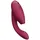 „Womanizer Duo 2 mit G-Punkt-Vibrator, rot