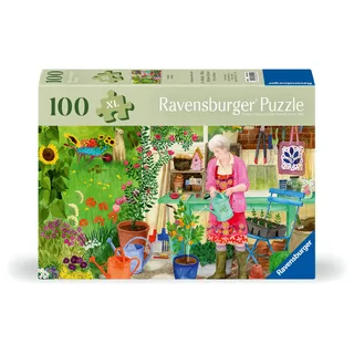 Ravensburger Erwachsenenpuzzle 100 XL-Teile - Gartenarbeit