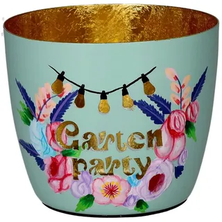 Giftcompany Windlicht Madras Eisen Mint/Gold