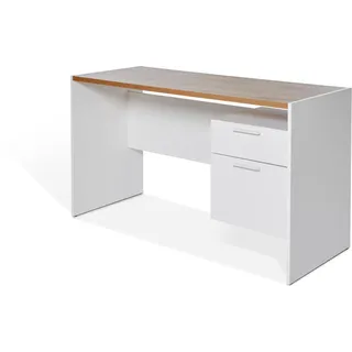 Jahnke Schreibtisch ML C 130 Wildeiche/Weiß